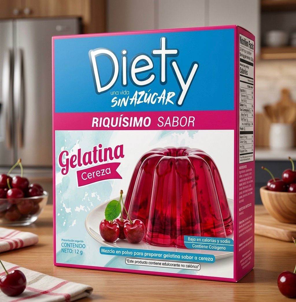 Gelatina Cereza